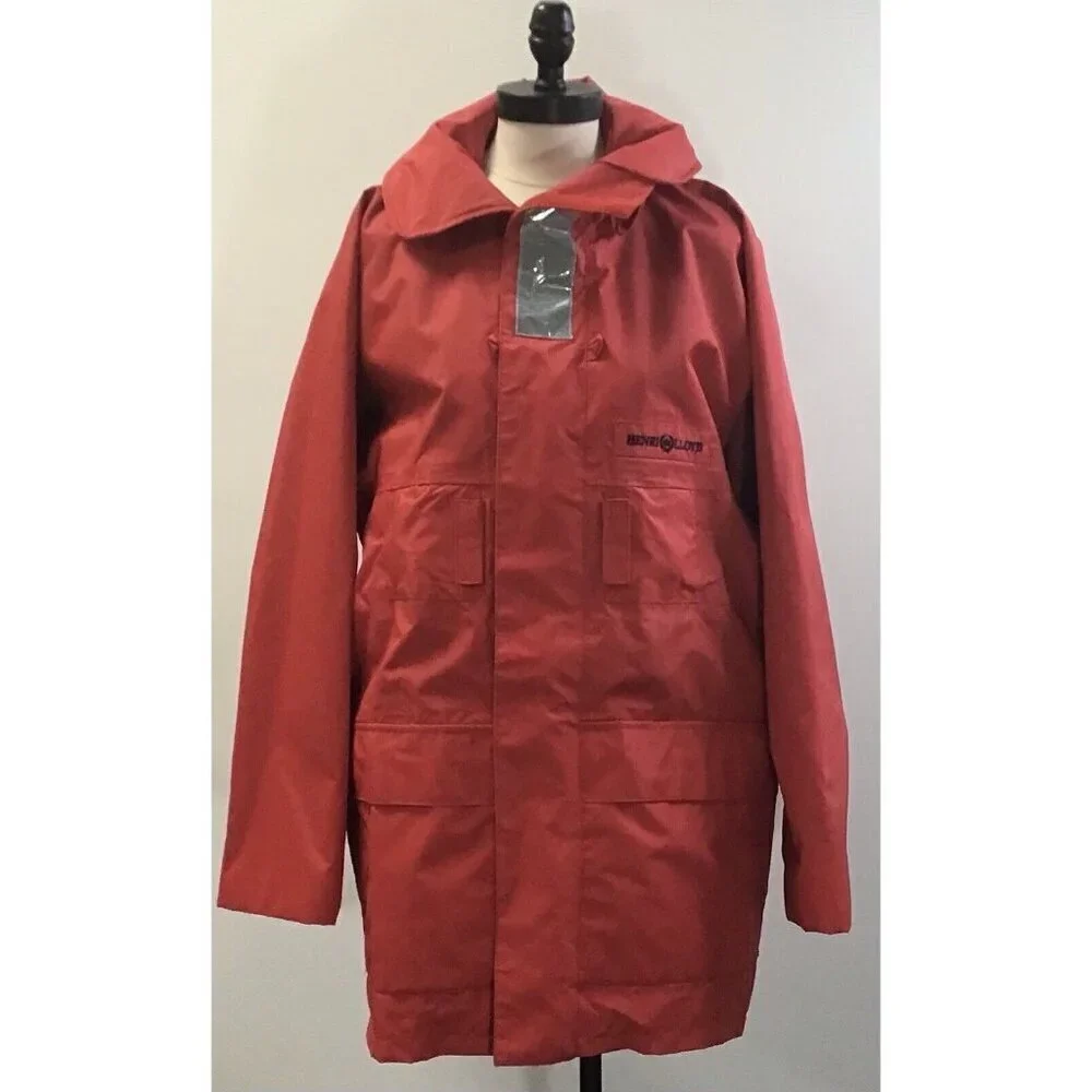 Red Henri Lloyd Bri-Nylon Sailing Jacket Waterproof Windproof Medium - Picture 1 of 6